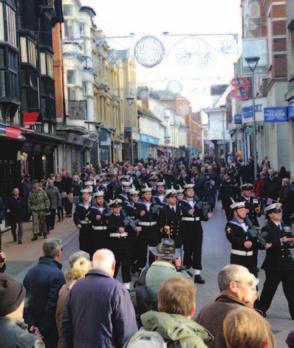 HEADLINES Below is a selection of initiatives or projects that have taken place over the period October 2014 September 2015: Freedom of the Town: HMS Quorn exercises its Freedom of Ipswich Introduced