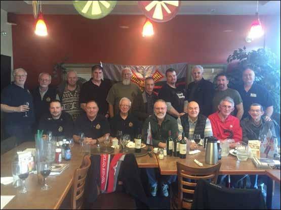 Battle of Ortona Anniversary Lunch Written By: Cpl Wolfgang Brettner Photos Taken By: Unknown Former and current members of The Loyal Edmonton Regiment (L EDMN R) gathered at Royal Pizza on 99 Ave