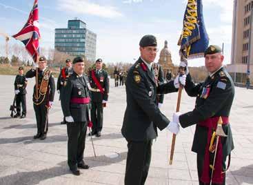 Regimental Change of Command Parade Written By: Capt Rick Dumas, Adjt Photo By: Grant Cree On 6 May 2017, the Regiment exercised its 43rd Change of Command Parade technically, it was its 44th due to