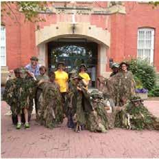 Soldier Through Time summer camp attendees pose in camouflage at the Prince of Wales Armouries. A special Citizenship and Immigration Ceremony was hosted by the Museum on November 9, 2016.