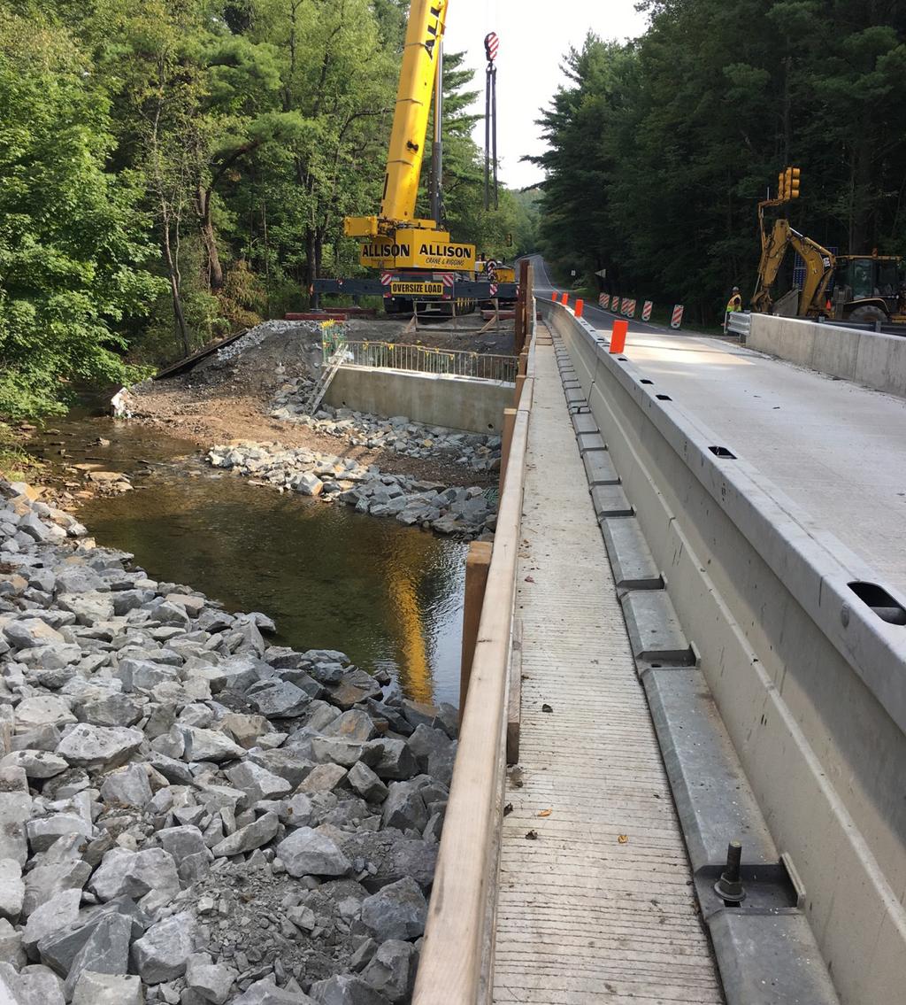 CENTRAL REGION JV-40 Greenwood Township, Clearfield County The Central region had another successful year, resulting in a total of 67 bridge replacements in 2017 for PennDOT Engineering Districts 2,
