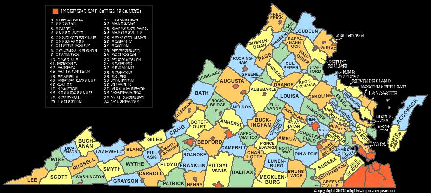 Albemarle County Service Area and Population 740 Square Miles