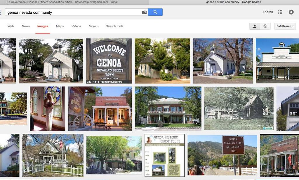 Google Search Genoa Nevada