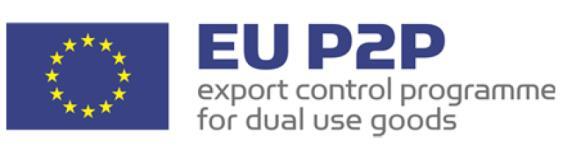 EU P2P Export Control Programme for Dual Use DEVELOPMENT OF THE EU Export Control DU OUTREACH PROJECTS PP04 3 countries 2005 Implemented by SIPRI LTP1 18 countries 2008-2010 Implemented by BAFA