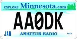 gov Minnesota Special s 2016 Special Plate Types ARO (Amateur Radio) 168.12, subd.