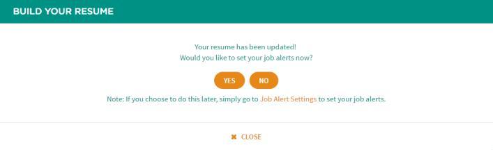 here is truncated due to length) When you have completed the Resume, click on the Save button at the top or bottom right of the page.