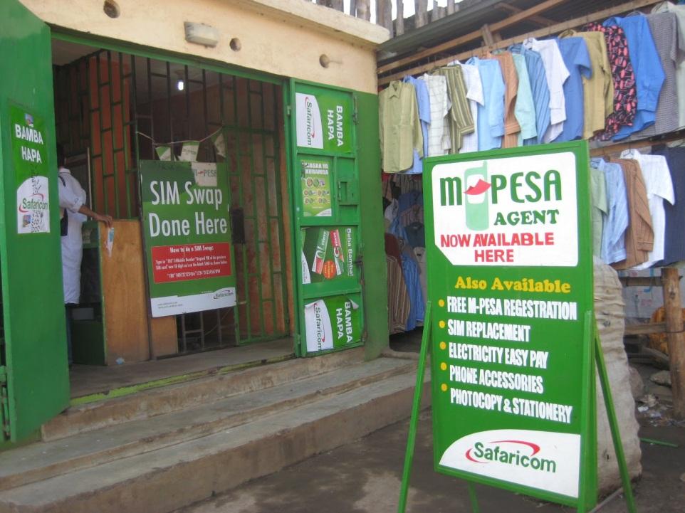 Financial services M-Pesa Kenya Started in 2007