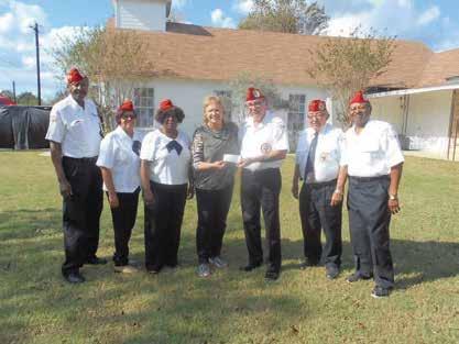 OCCURRED On November 18th Chapter 80, San Antonio, visited the Church in Sutherland, Texas where the shootings occurred to donate toward the reconstruction of the Church.