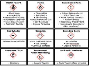 HCS PICTOGRAMS & HAZARDS Pictograms of Hazards Ensuring your safety Obey Signs and Postings Stay