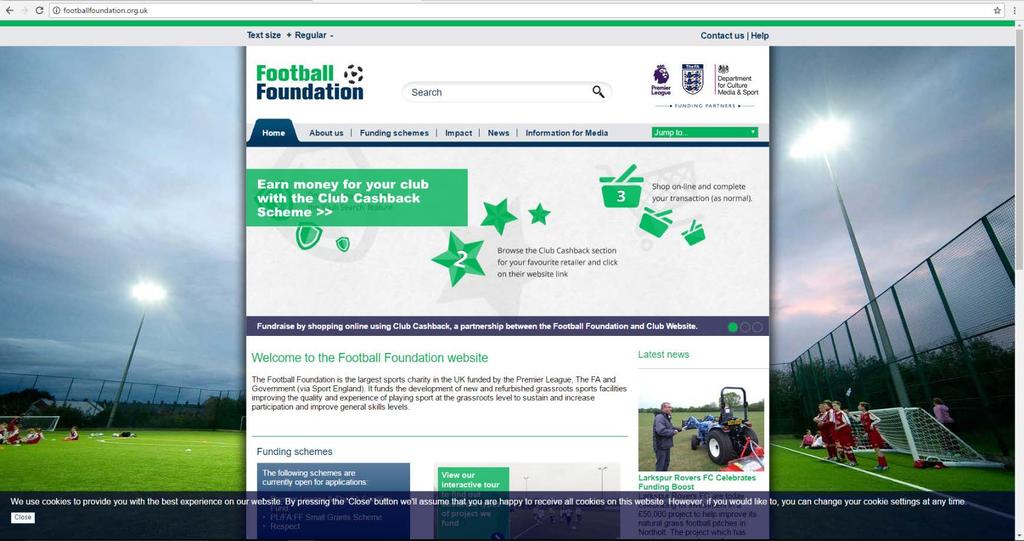 Football Foundation Website. www.