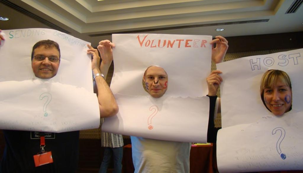 Creating support system in Volunteering Activities project: whether you are a mentor or a task-related support person in a sending or in a hosting project, it is important to know your role and