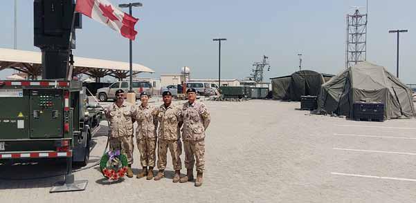 12 TRIDENT News May 28, 2018 CAF personnel in Bahrain mark Battle of the Atlantic Sunday By LCdr David Botting, RCN, International Maritime Exercise Planner, USNAVCENT N5, Bahrain On the first Sunday
