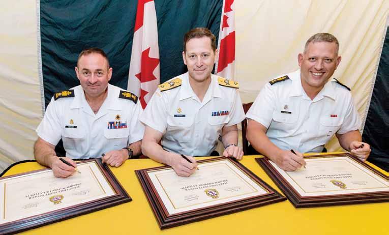 During the ceremony, which was held in the hangar of HMCS Montreal, CPO1 Mercier noted, The passion that the young sailors bring to the Fleet is what I m going to miss the most.