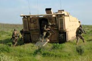 An artillery battery, a light anti-armor reconnaissance platoon, an Amphibious Assault Vehicle platoon, a combat engineer