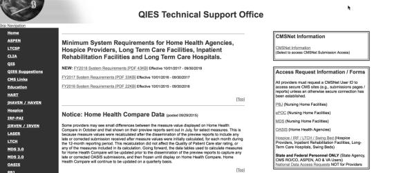 MDS Transmission Providers must establish communication with the QIES ASAP system in order to