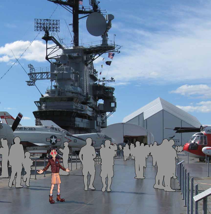We are on the INTREPID Sea, Air & Space Museum.