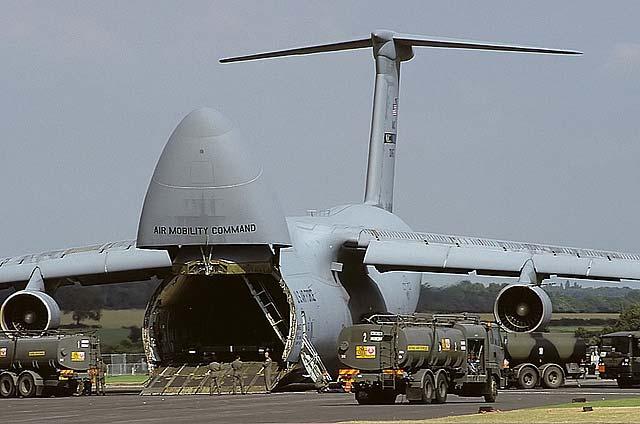 Figure 1. Aircraft Being Refueled Source: Michael J. Freer, Lockheed C-5A Galaxy, Airliners.