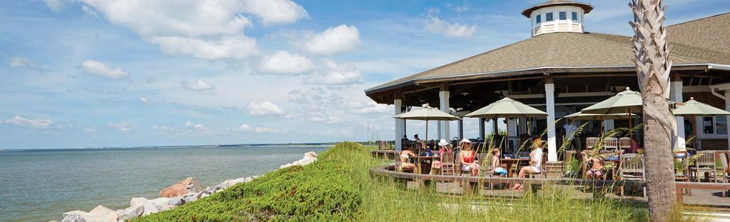 on-island DINING the BEACH CLUB Hostess Stand: 843.768.1244 Take Out Window: 843.768.7785 No reservations required.
