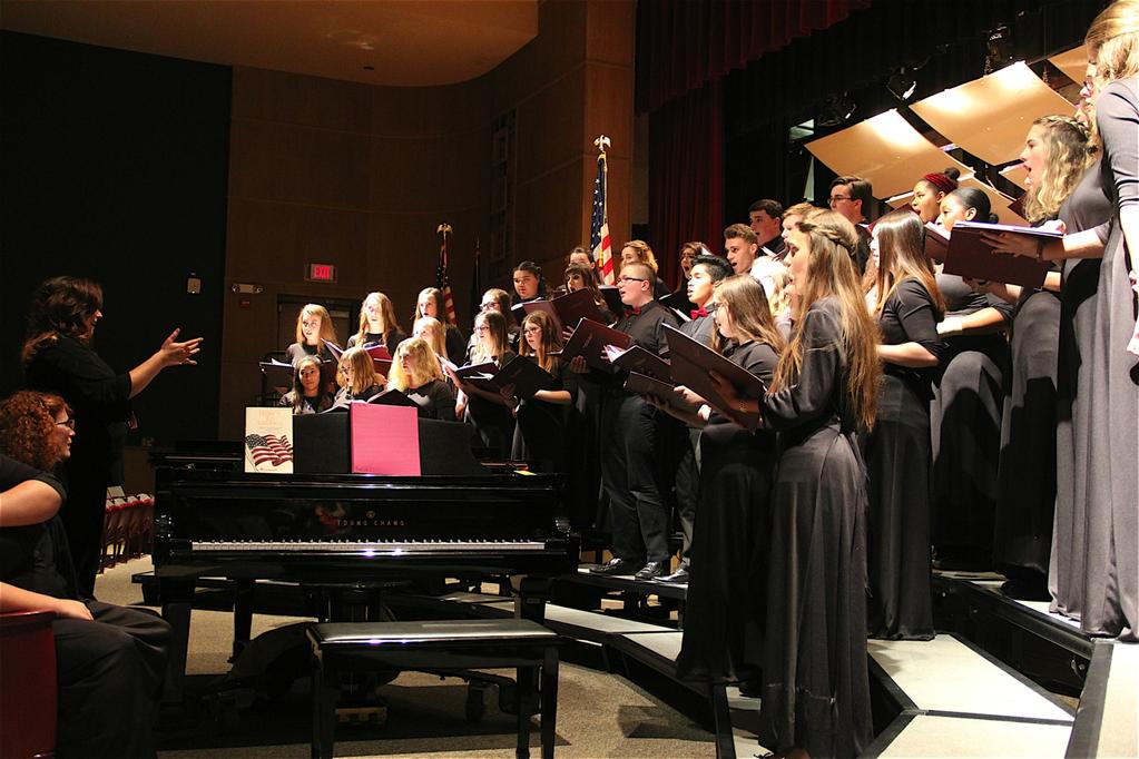 Prior to this year, there has been a fall concert in October featuring the instrumental and vocal groups at NHS, but Humphrey and Flock decided to hold it closer to Veteran s Day in November in honor