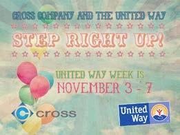 Attachment 1 - Agenda for 2014 Cross Company United Way Campaign Cross Company United Way Campaign Kick-Off Monday, November 3 12:00 Noon Welcome Steve E o Theme: Step Right Up o Goal: $68,000-4%