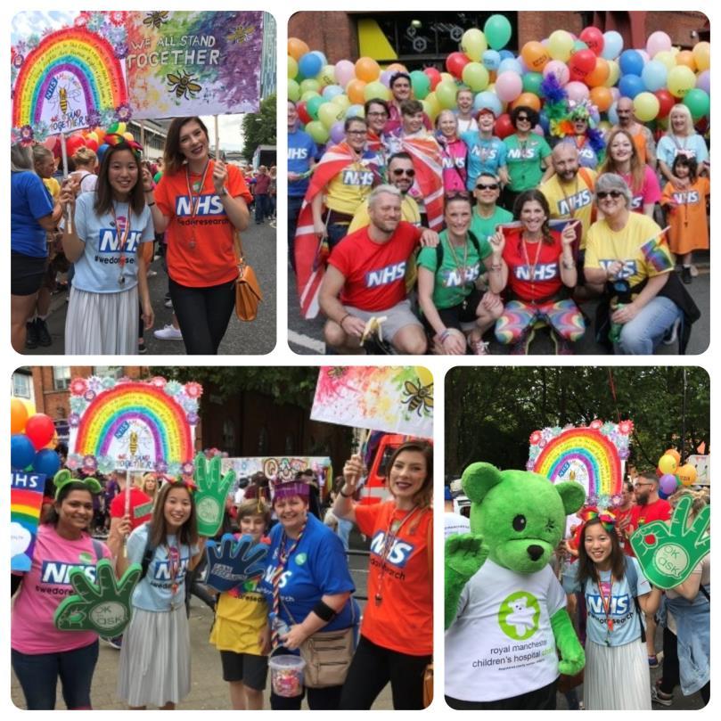Supporting Local LGBTQ+ Pride Events CMFT & UHSM Our staff are passionate about supporting diversity both at work and within our local communities.