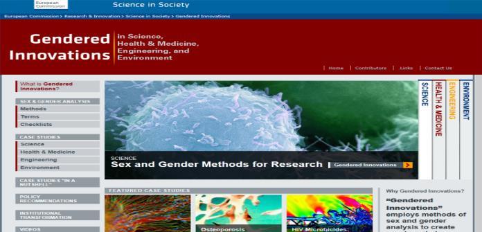 Gender Aspects - Links Gendered Innovation, Stanford University project: https://genderedinnovations.stanford.