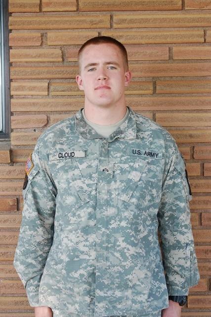 February: February's cadet of the month is Jared Cloud.