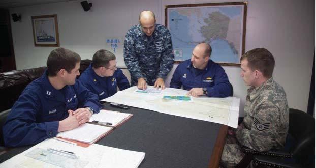 Coast Guard, U.S. Navy, U.S. Air Force, Korean Coast Guard, and Korean Navy came together to conduct one of the largest joint search and rescue operations within the Bering Sea.