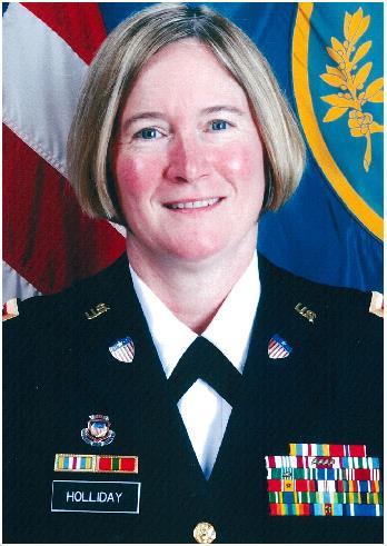 Colonel Janet R. Holliday Colonel Janet R. Holliday was commissioned a Signal Officer upon graduation from Officer Candidate School Class 003-92 on 12 June 1992.