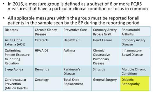 Cutting Measures If the EP sees 1 Medicare patient in a face-toface encounter they must report on at least 1 cross-cutting measure (included in the 9 measures) A cross-cutting measure is defined as a