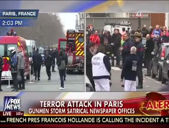 Evolution of Major Incident In light of a series of Terror attacks in France.