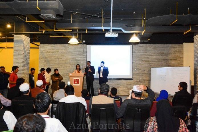The event continued after lunch where each Hyderabad student presented his own business model, highlighting