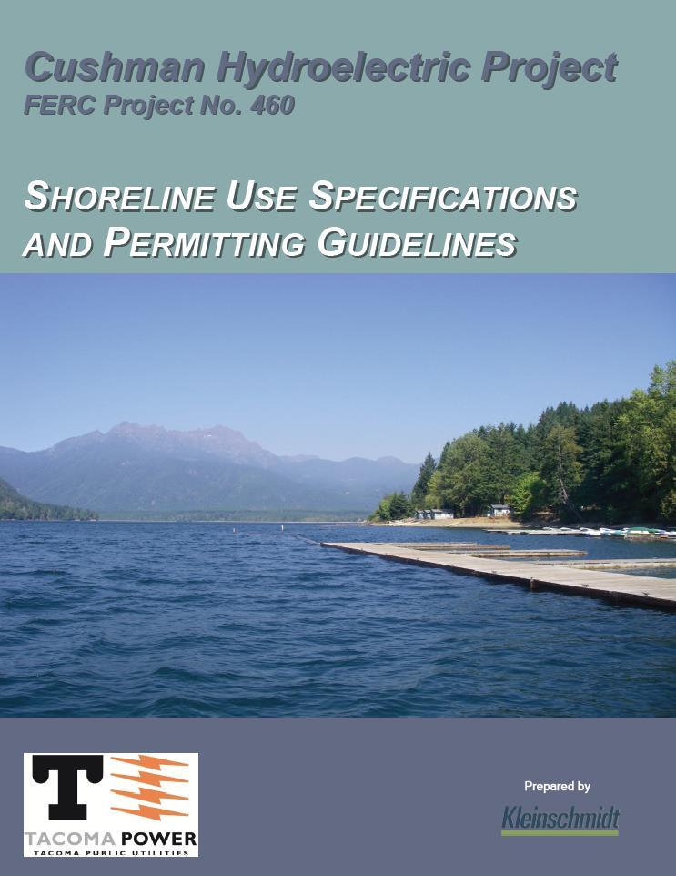 SHORELINE USE SPECIFICATIONS AND PERMITTING GUIDELINES (SUSPG)