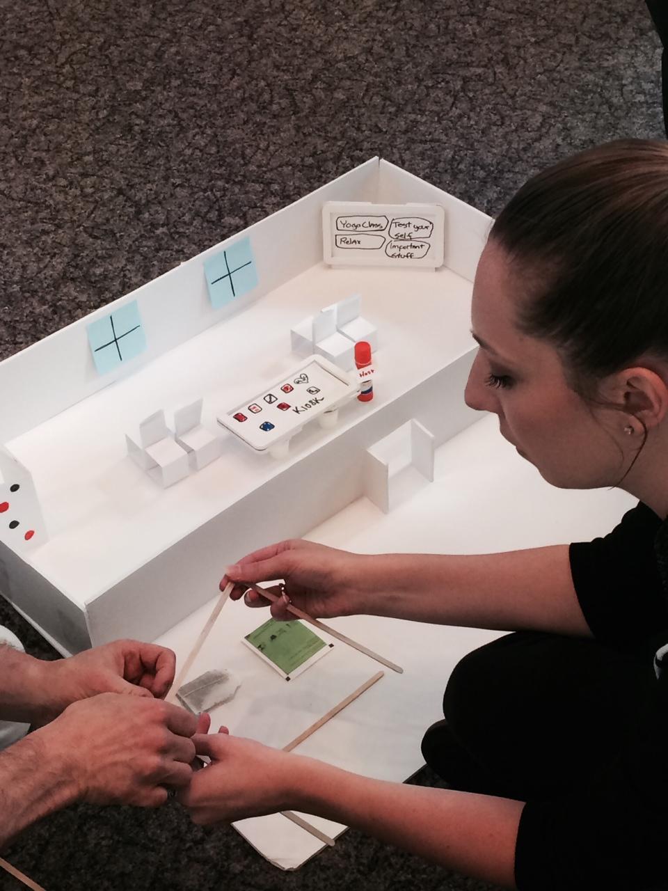 Building a physical prototype allows you and/or your team to tangibly explore, understand