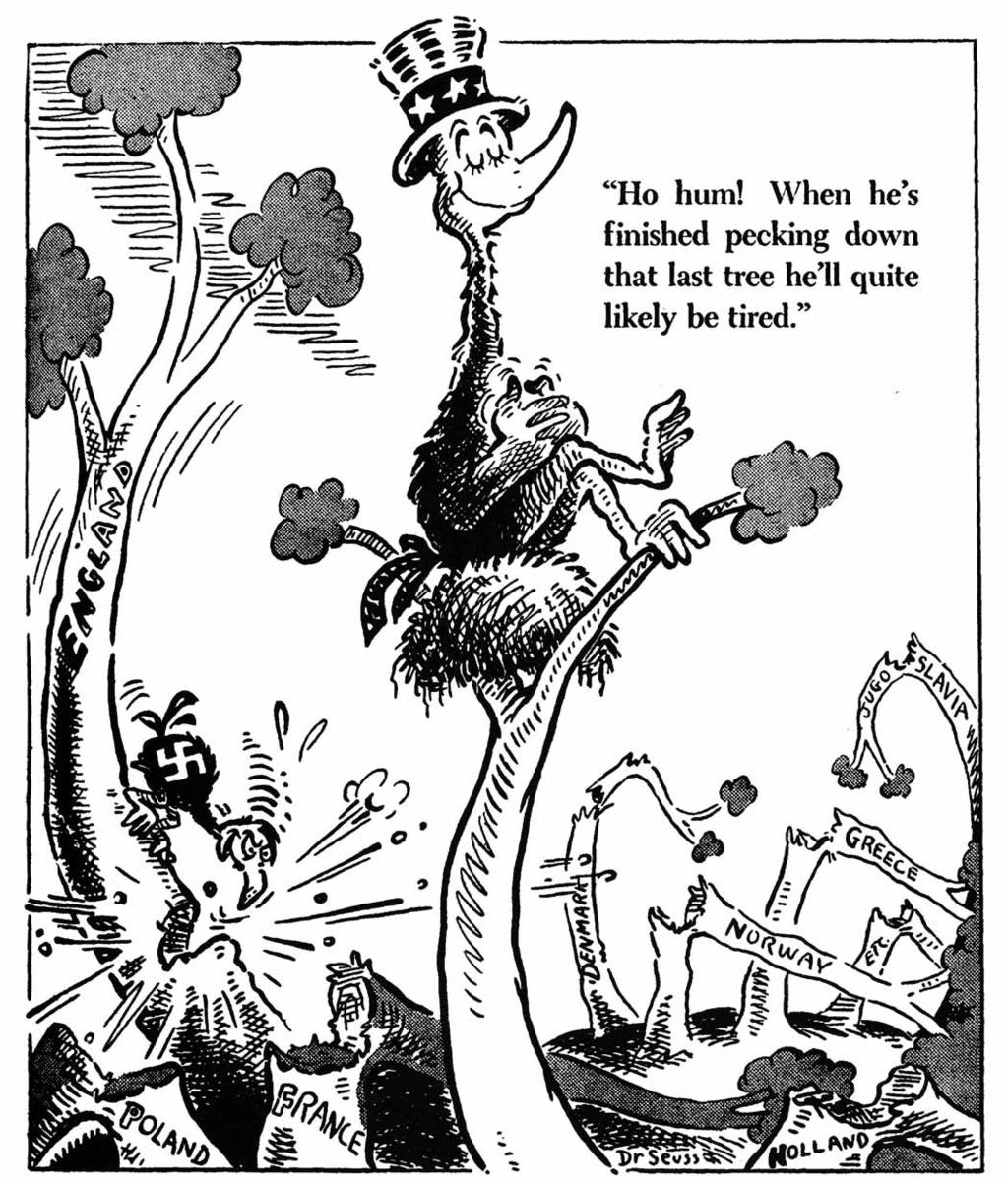 World War II Dr. Seuss Cartoon World War II Dr.