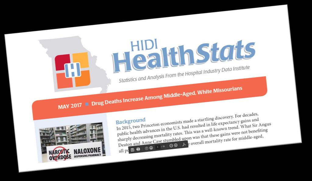 HIDI HealthStats Drug Deaths Increase