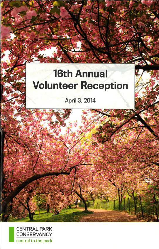 Volunteer Recognition Annual reception Volunteer development Classes,