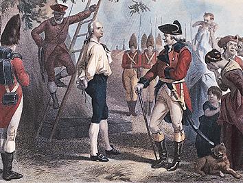 Nathan Hale American spy who before he was hanged by the British stated, I only regret that I have but one life