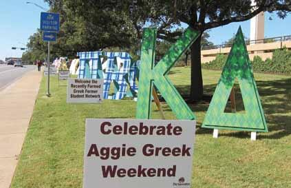 The numbers speak for themselves. Membership in Greek organizations is holding at about 12 percent of the A&M student body. The number of Aggie Greek alumni now tops 25,000.