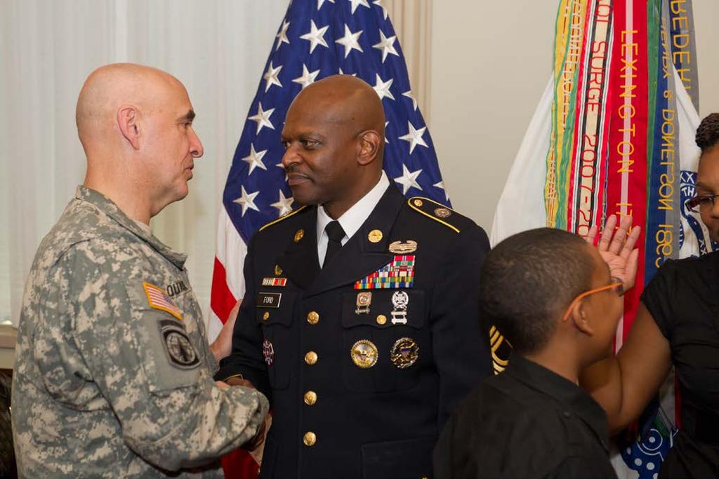 -more- 5-5-5 Maj. Gen. David E. Quantock (Left), the provost marshal general and commanding general of the U.S.