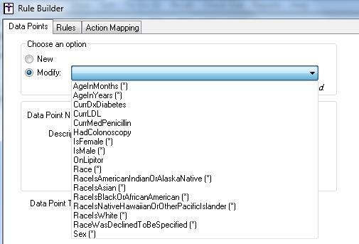 To create a decision support rule: 1. Go to Edit > System Tables > DSS Rule Builder 2.