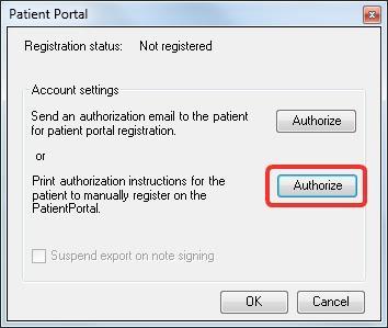On the Patient tab, click Patient Portal NOTE: You will need the patient s first name, last name
