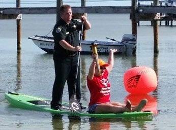 Athletes from all three geographical areas of the Florida Keys competed in SUP races with athletes from Miami Dade in order to qualify for their spot in the lottery draw to go to State Games on