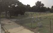 Turn Right onto New Street. Go 1 block to a roadway entrance to Newark Methodist Cemetery across from Choate Street.