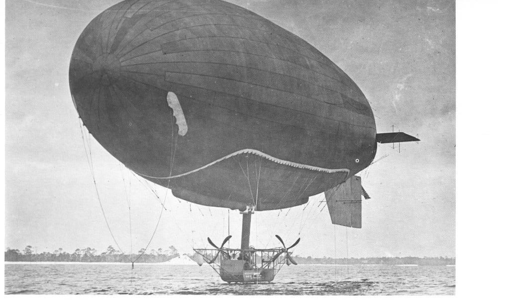 Photographed on April 27, 1917, the Navy s first nonrigid airship,