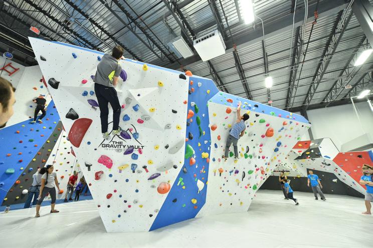 The Gravity Vault Indoor Rock Gyms mission is to make everyone s rock climbing experience a positive and memorable one!