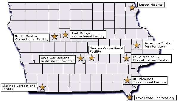 Institutional Abbreviations IMCC Iowa Medical and Classification Center (Coralville) ASP Anamosa State Penitentiary (Anamosa) ICIW Iowa Correctional Institution for Women (Mitchellville) ISP Iowa
