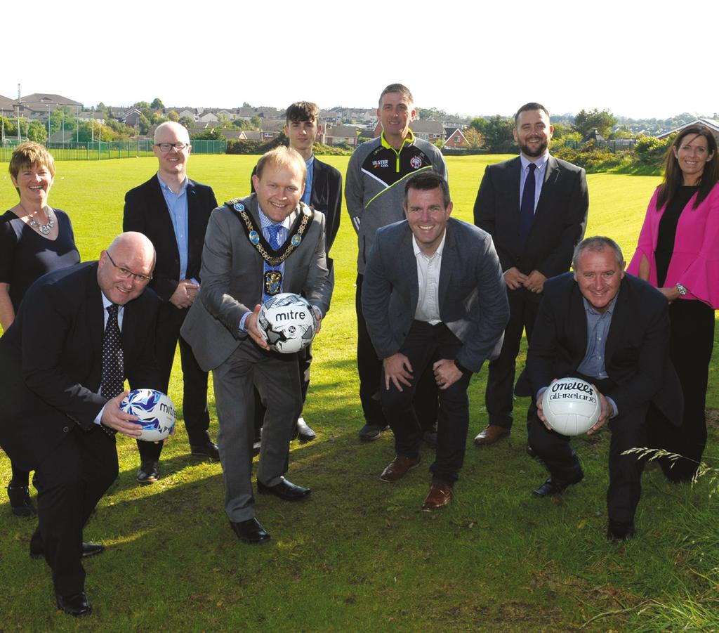 Funding Announced for New 3G Pitch Provision Armagh, Banbridge and Craigavon Borough Council recently celebrated the announcement of a 750,000 funding award from the PEACE IV Programme to facilitate