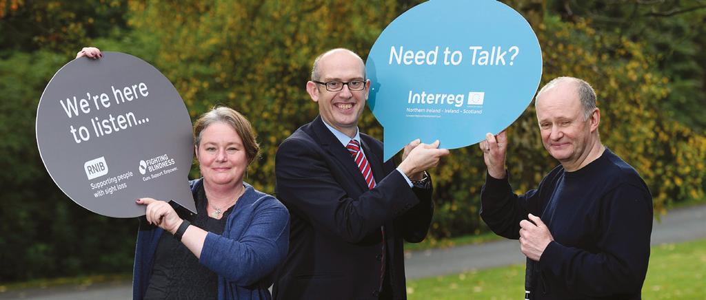 1.8m EU Funded Project Supporting People with Sight Loss Launches The Royal National Institute for the Blind recently held a ceremony to celebrate the launch of the Need to Talk project, which was