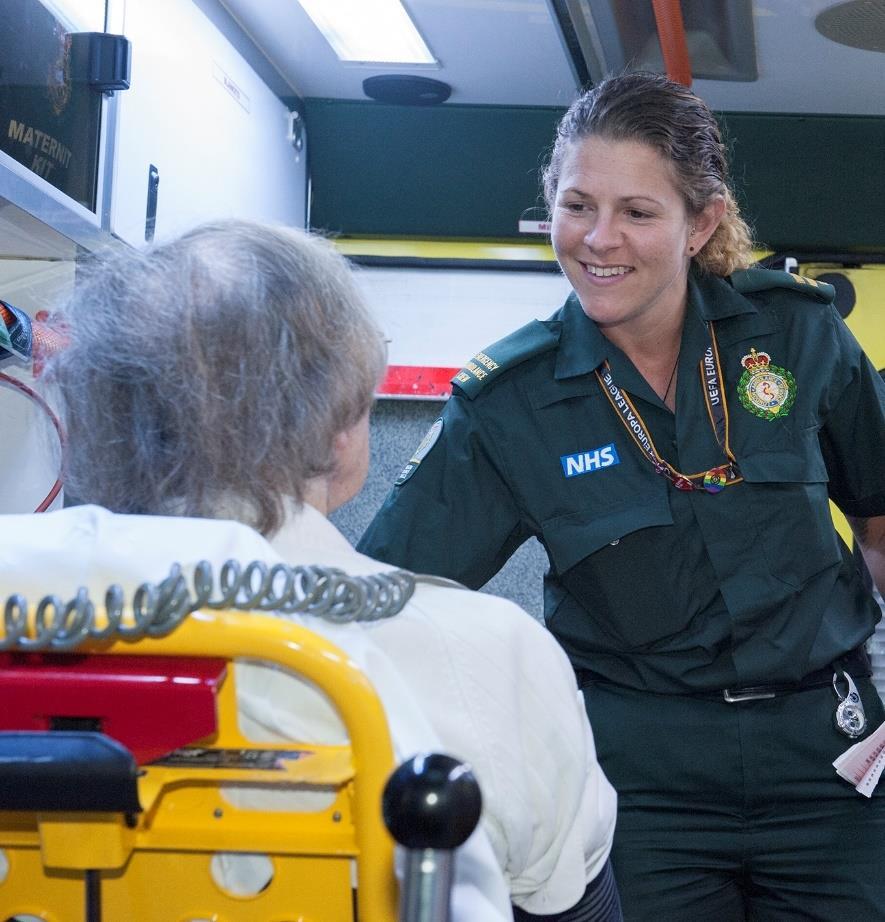 Treating more people on-scene and in the community closer to home by providing a differentiated response, patients that are currently taken to an emergency department would have rapid access to